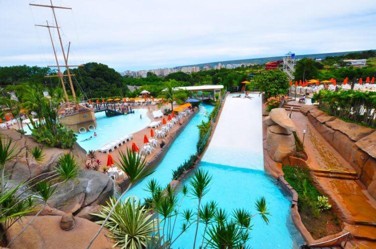 Aparthotel Piazza Diroma - Com Acesso Acqua Park Cn-Go Caldas Novas Zewnętrze zdjęcie
