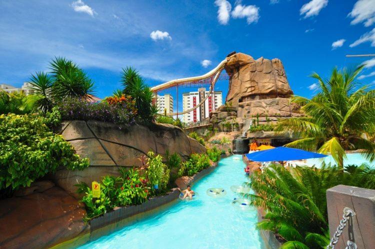 Aparthotel Piazza Diroma - Com Acesso Acqua Park Cn-Go Caldas Novas Zewnętrze zdjęcie