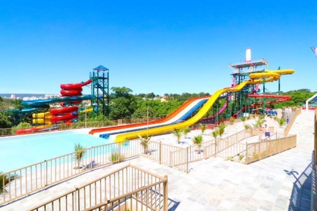 Aparthotel Piazza Diroma - Com Acesso Acqua Park Cn-Go Caldas Novas Zewnętrze zdjęcie