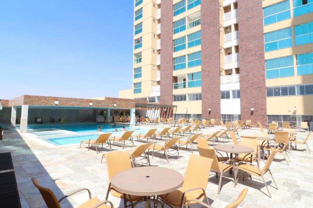 Aparthotel Piazza Diroma - Com Acesso Acqua Park Cn-Go Caldas Novas Zewnętrze zdjęcie